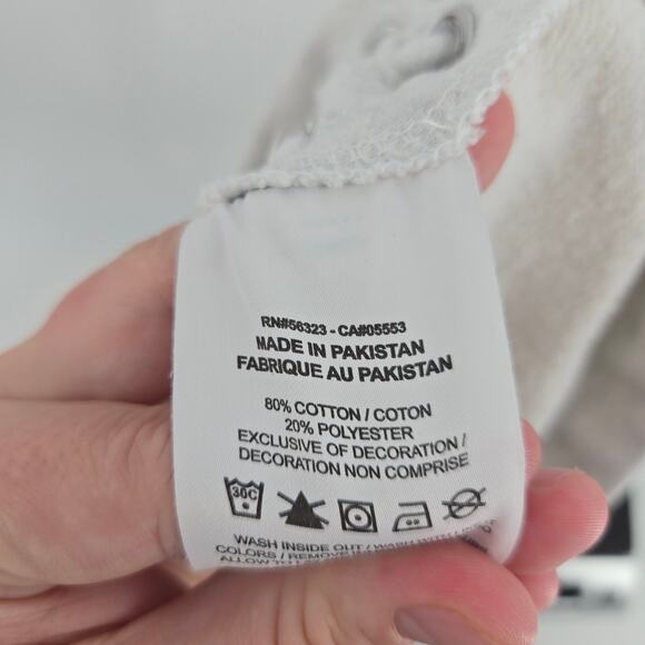 Nike Lace Up Cropped Sweater Size LG Athleisure Sporty Streetwear Casual Comfy - Picture 5 of 9